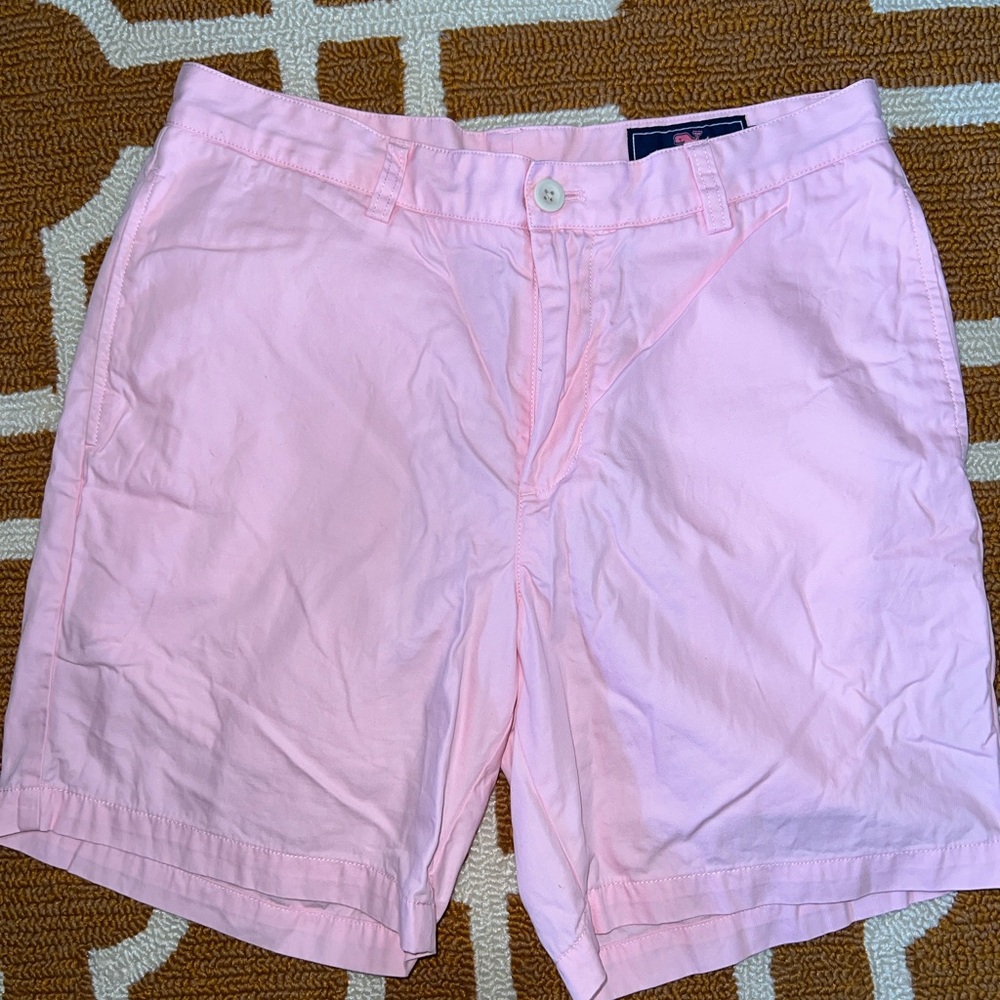 Vineyard Vines Mens Club Short 4 Pocket Pink Shorts Mens Size 32 - 9” Inseam